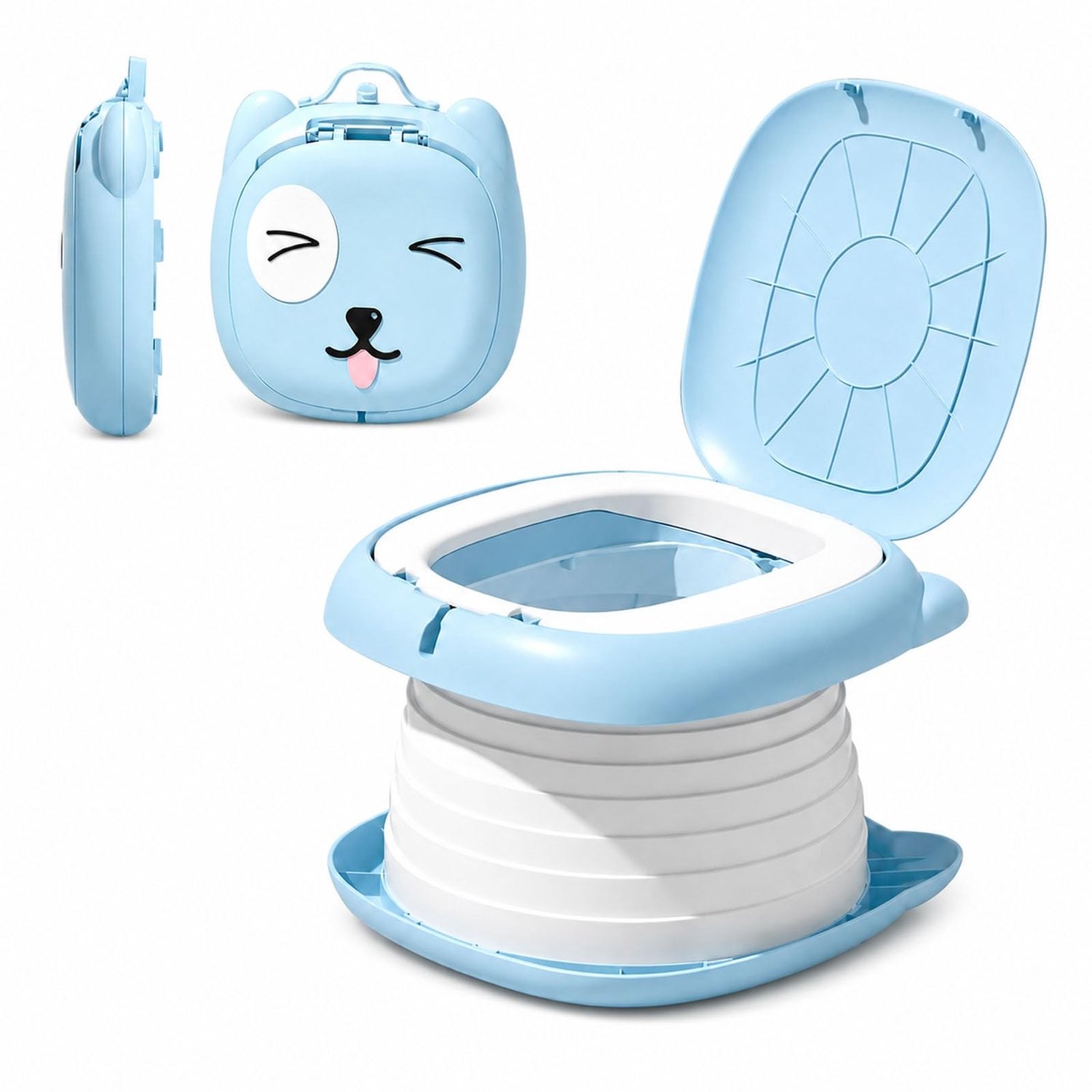 Vouwbare Toiletpot voor Kinderen met Wegwerpzakjes