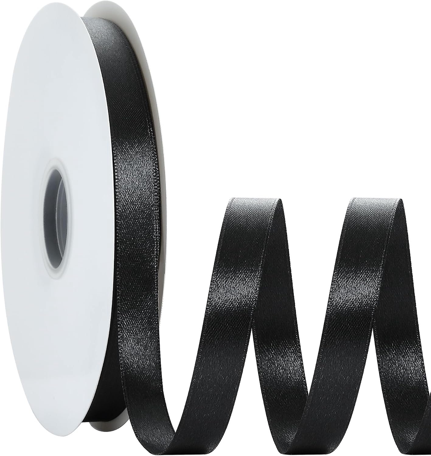 Satijnen lint 1.5 cm x 91m, dunne rol voor versiering