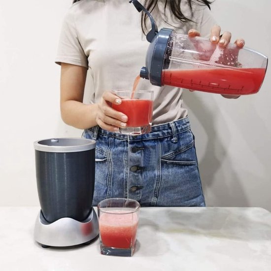Reserve Beker voor Nutri 900W Blender 532ml 710ml 946ml Vervangende Bekers met Deksel en Messen Set — afbeelding 2