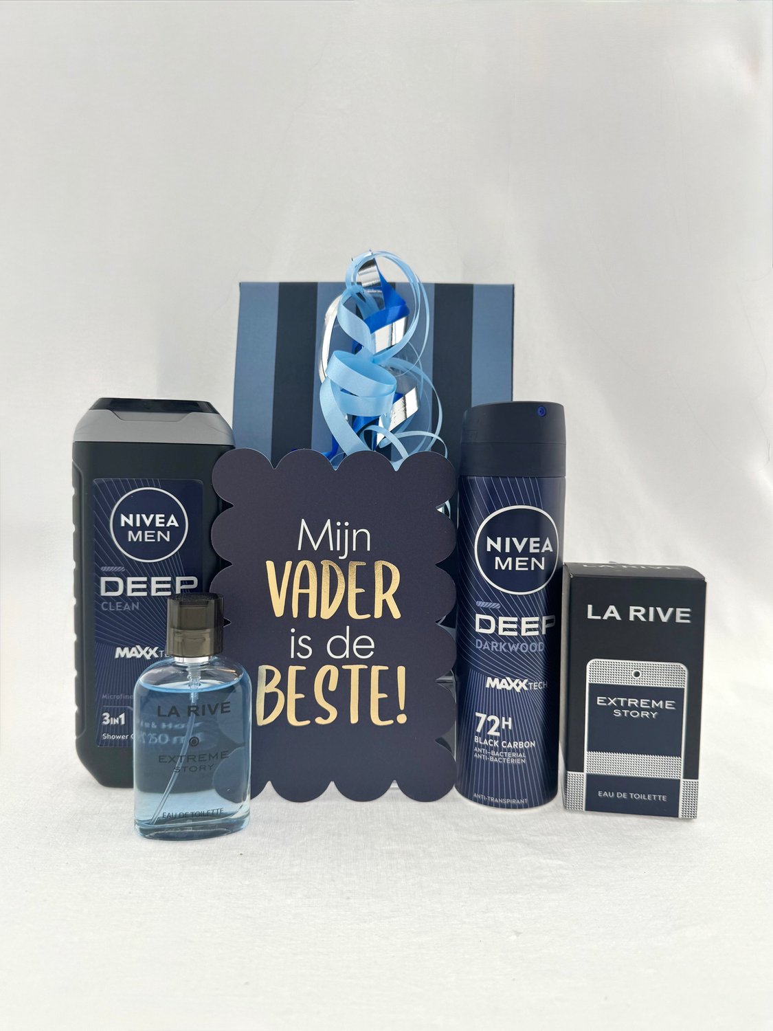 Vaderdag •Cadeaupakket Papa• Nivea Deep Clean - Cadeau voor Mannen - Perfect Gifts