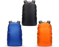 Rugzakhoezen set van 3 - 30-40 l - waterdicht en reflecterend - ideaal voor kamperen, wandelen, fietsen - m-winkel