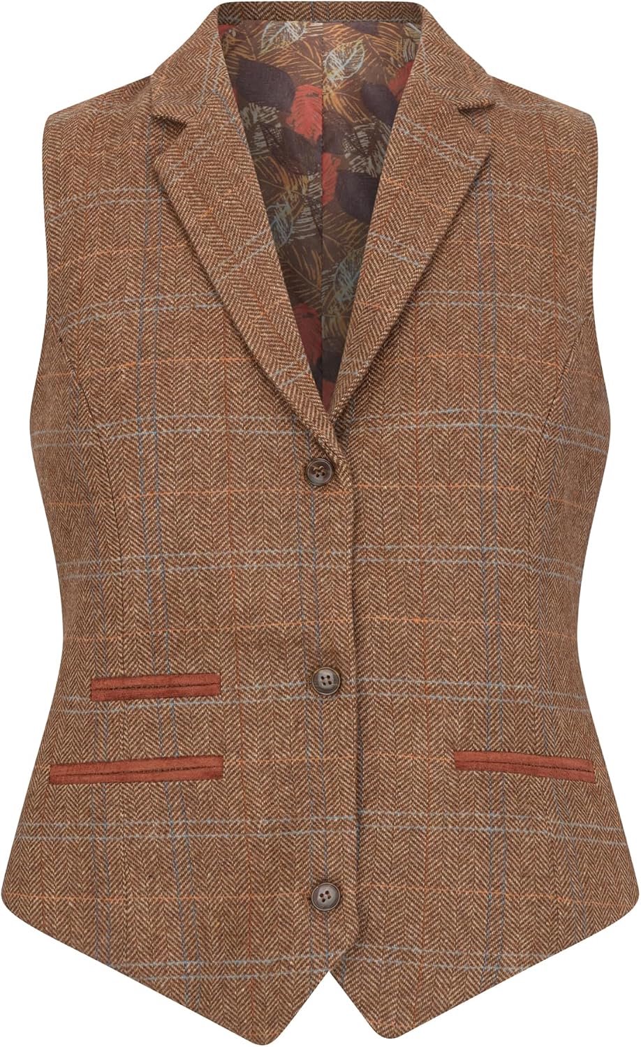 Blazer met visgraatpatroon