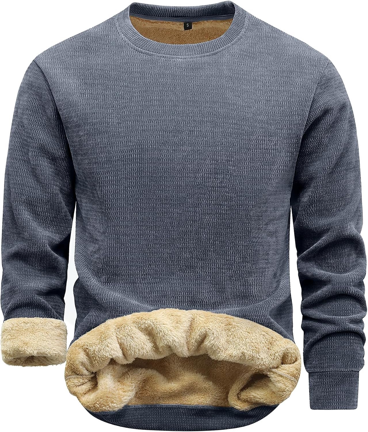 Vliestrui met fleece voering, warm wintertrui