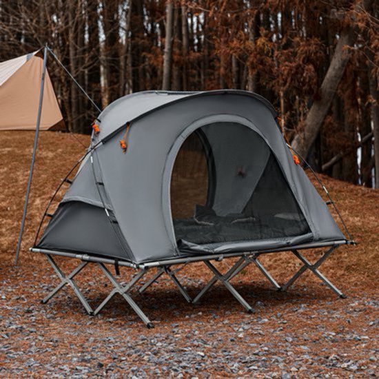 Kampeerbed Tent 4in1 Campingset Met Tent En Slaapzak - 2 Persoons - Lichtgewicht - Outdoor Kamperen — afbeelding 3