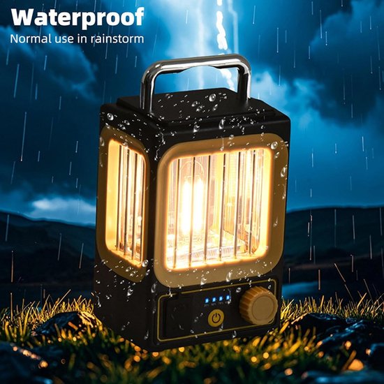 Zonne-energie - Camping Power Bank | Oplaadbare Tuin Lamp, LED Tent Verlichting, Draadloze Decoratieve Verlichting voor Outdoor Tuin，Geschikt voor gebruik buitenshuis in noodsituaties. — afbeelding 3