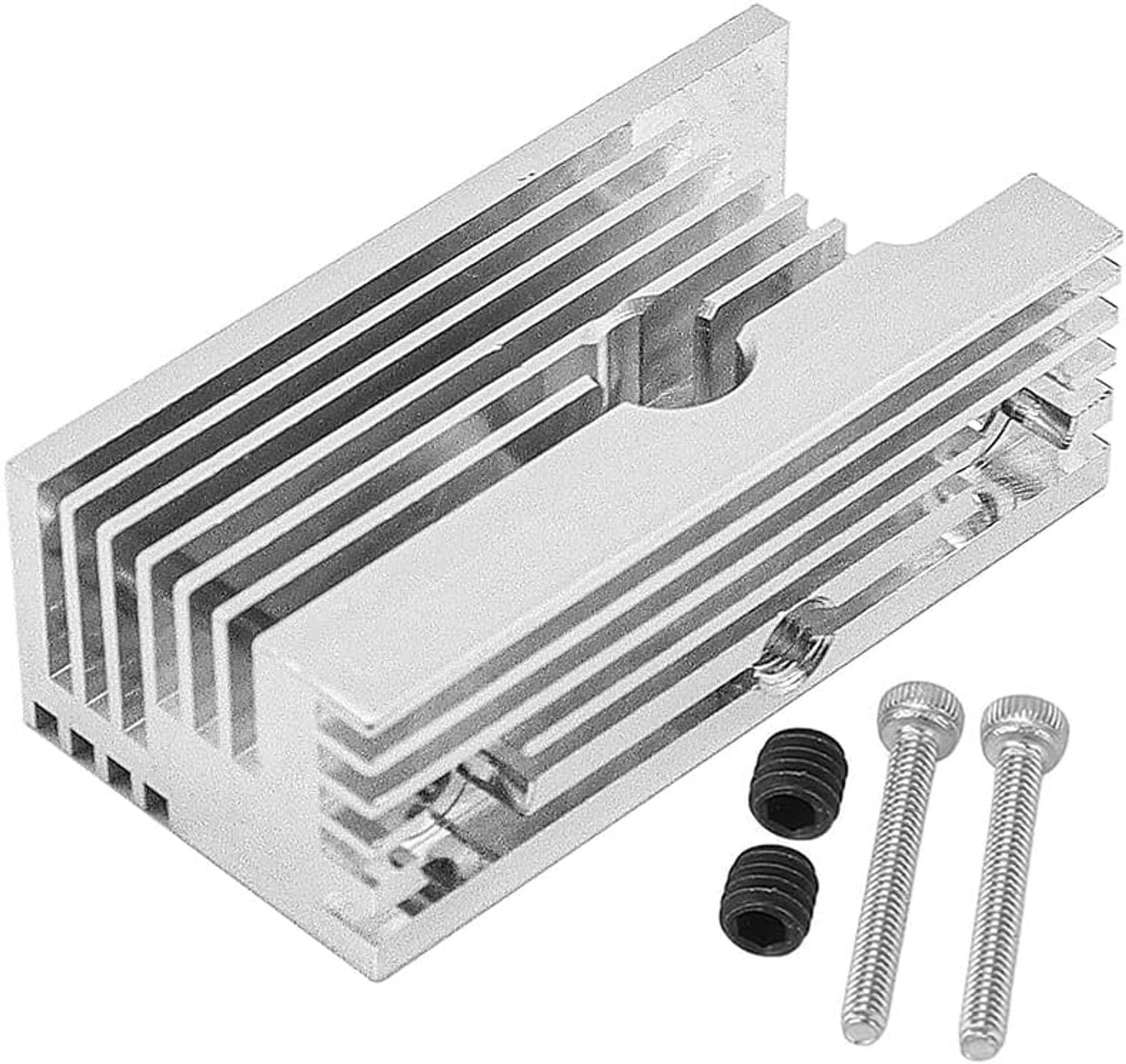 3D-printeraccessoires extruder hotend - aluminium - groot koellichaam - snelle koeling - Vemera