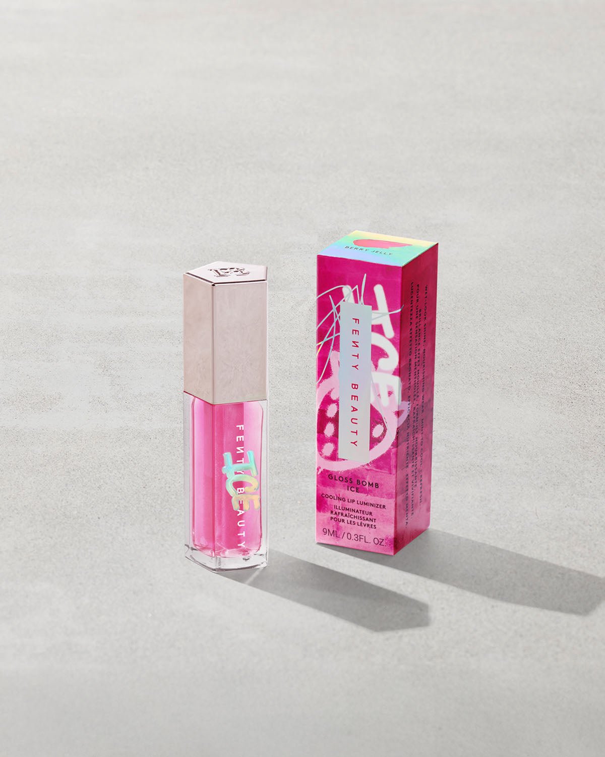 Fenty Beauty Gloss Bomb Ice Cooling Lip Luminizer - Berry Jelly - 9 ml