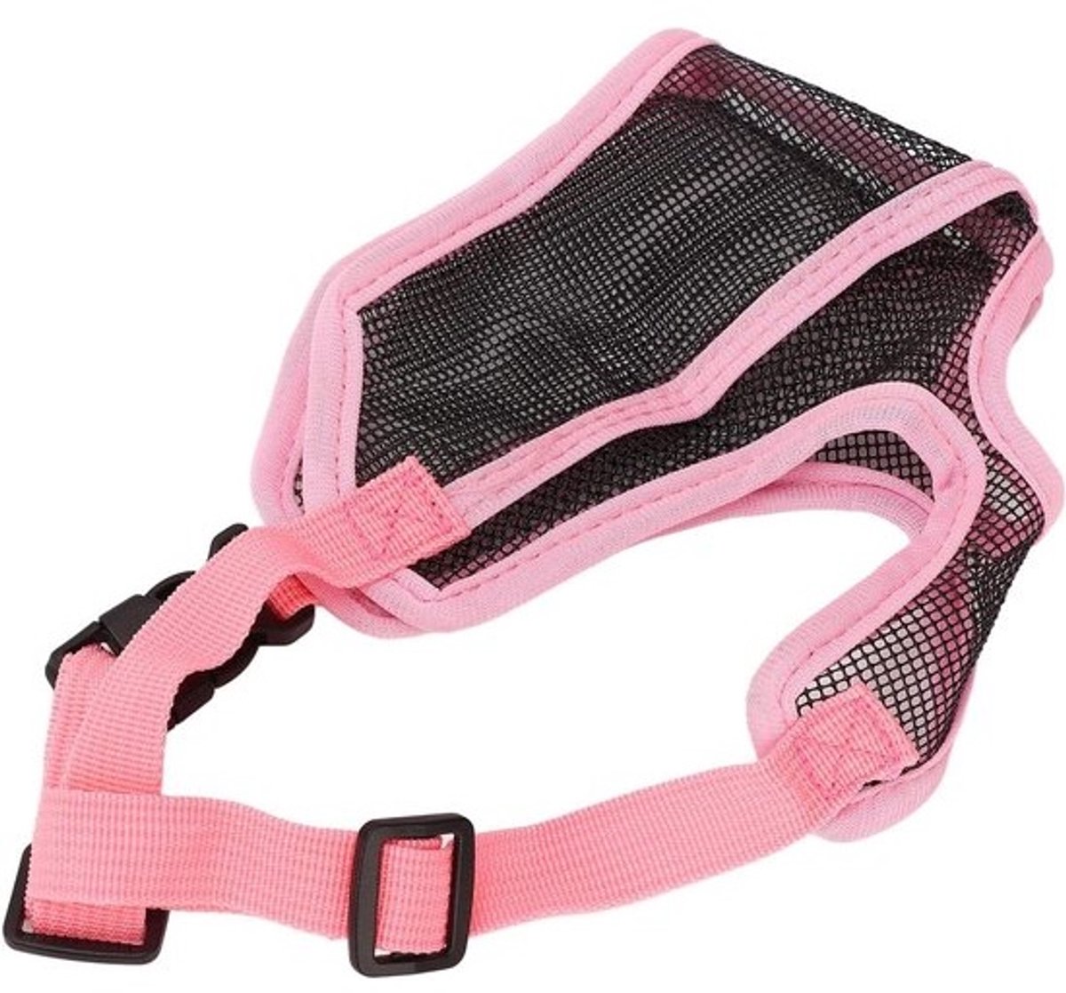 Snuitband voor een hond met korte snuit - Verstelbare band - Antibijt-muilkorf - Ademend - Shar Pei - Medium formaat
