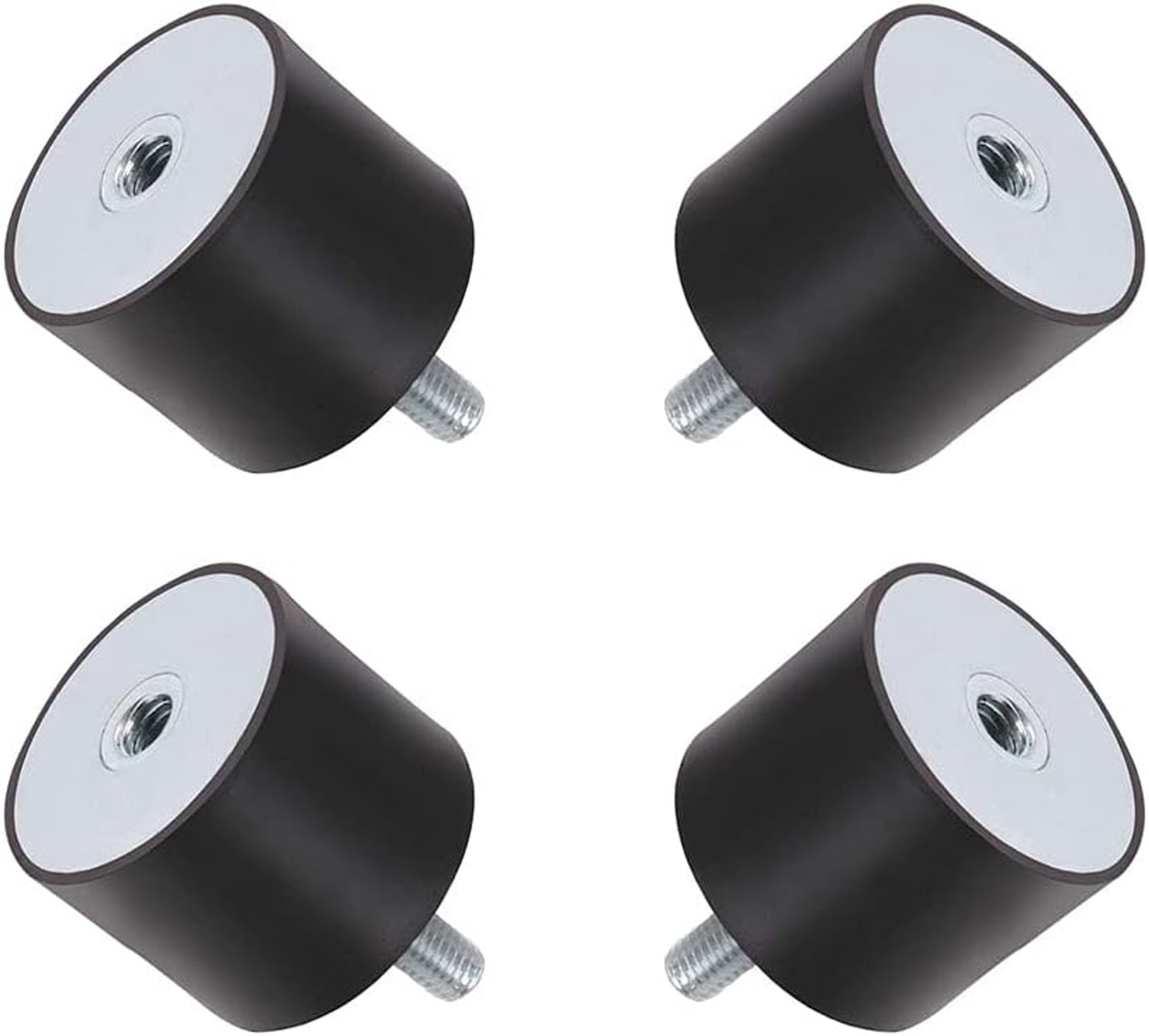 Silent block M8 4 stuks - rubber mounts - anti-vibratie isolator - bescherming voor motoren - ShopVlot