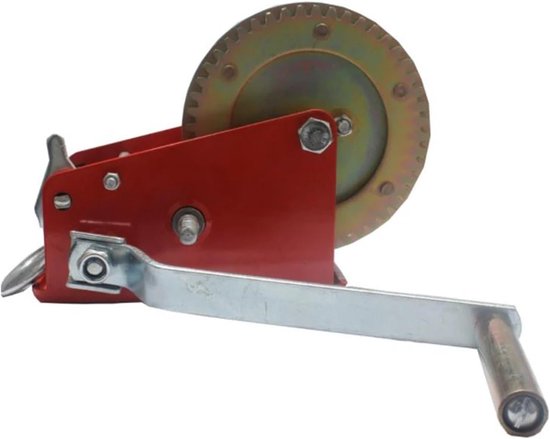 Kettingtakel, handlier, 3000 lbs beplating, handlier, spuitgegoten rode gegalvaniseerde nylon kabellier voor industriële omgevingen en toepassingen — afbeelding 3