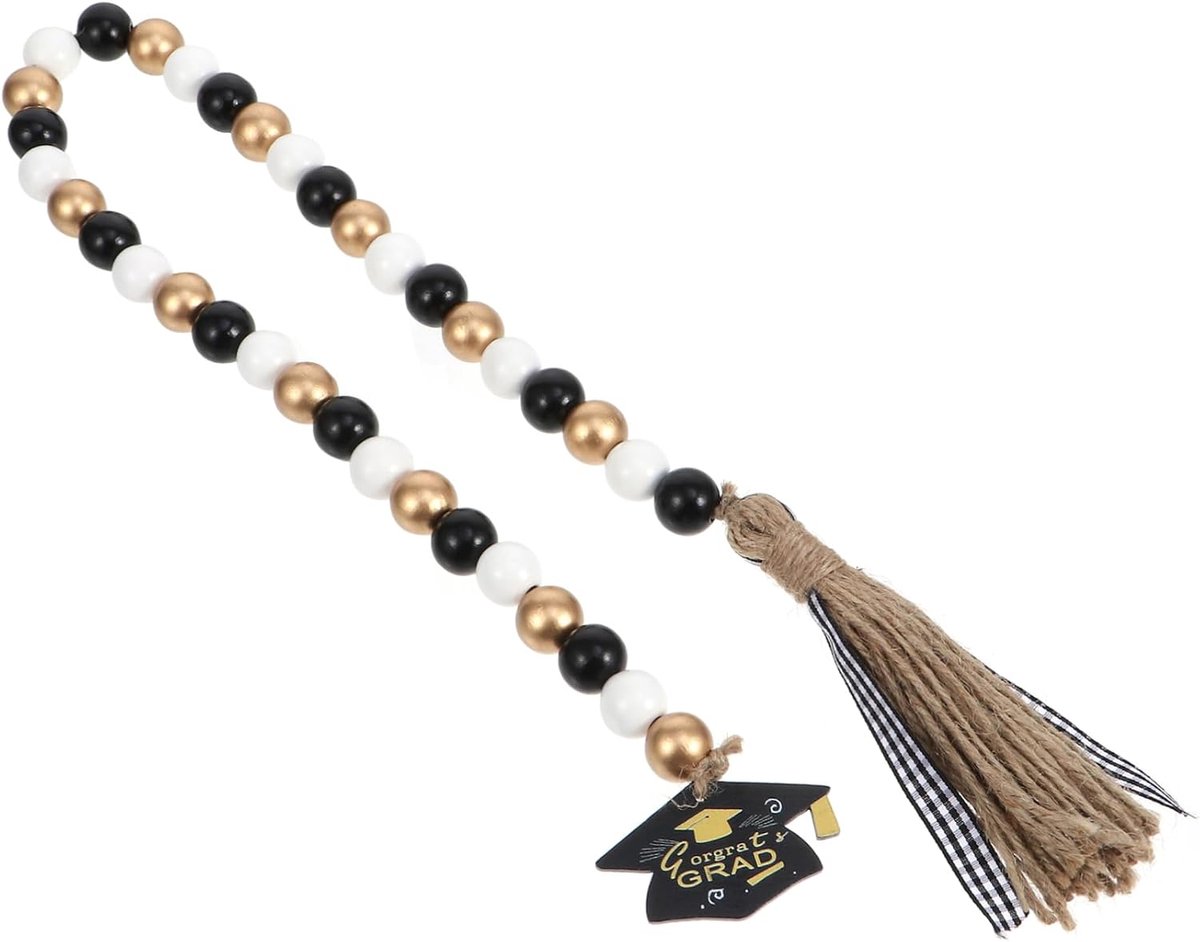 1stuk Kralen Tassel Ornament Voor Afstuderen Decoratie Met Kralen Voor Feestjes Decoratieve Hangers