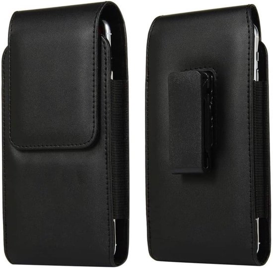 Holstertas met Magnetische Sluiting en Riemclip 360º voor Meizu 18 Pro (2021) - Zwart — afbeelding 2