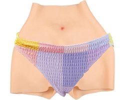 Panties Fake Vagina Short Triangle Can Pee and Inserted for Transgender Drag Queen Crossdresser