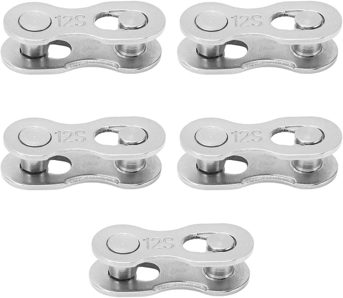 Ontbrekende Schakel, 5 paar 6/7/8/9/10/11/12 Speed ​​Staal Materiaal Quick Release Link Bike Chain Link Connector Herbruikbare Snelkoppeling