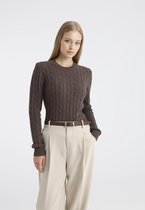 Felix Hardy Trui Met Ronde Hals - 100% Katoen Dames Bruin - M