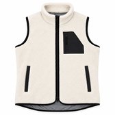 Wahrm Verwarmde Bodywarmer Dames – Shepherd Fleece – Oplaadbaar met Powerbank – 6 Warmtezones – 3 Warmtestanden – Off White – Maat L