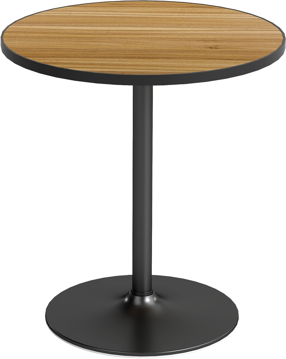 Homona Ronde eettafel - Voor 2-4 personen - Ø70 x 76 cm - Eikenlook