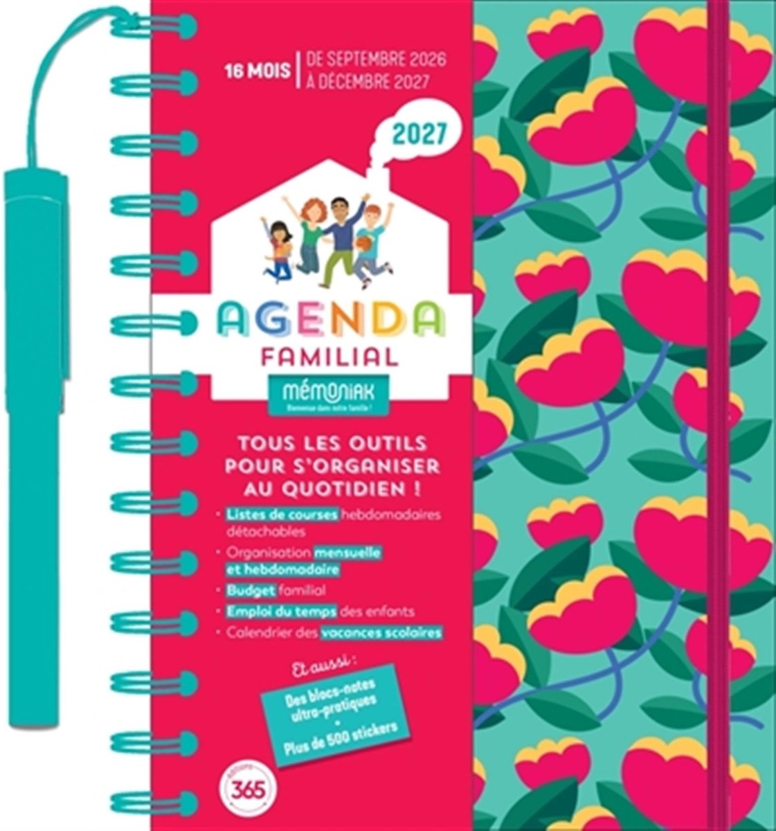 Agenda Familial - Met 1 Stijlvolle Pen