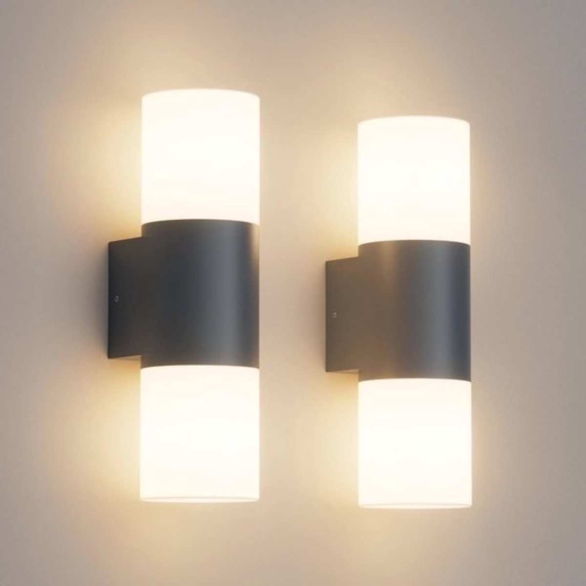 Buitenwandlampen E27 - Up-and-downverlichting - Waterdichte wandlampen - Voor binnen en buiten