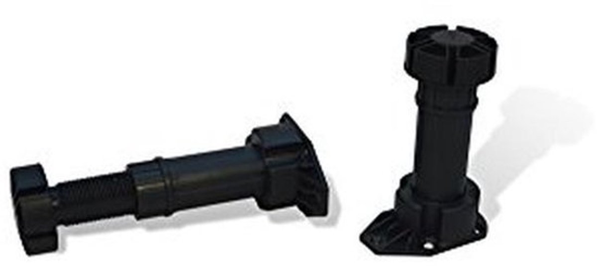 Verstelbare meubelpoten - voor tafels en meubels - 10 stuks - 115-160 mm