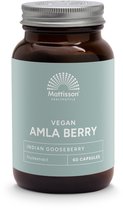 Mattisson - Absolute Amla Berry Extract 500mg - Indiase Kruisbes - Voedingssupplement - Gezondheid, Weerstand, Huid en Zenuwstelsel - 60 Capsules