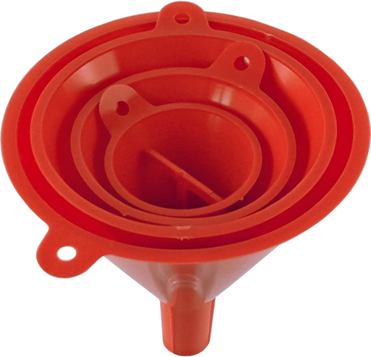 Funnel Set - 4 Stuks Ø 1.969/2.953/3.937/12.5 cm - Voedselveilig & Chemisch Bestendig