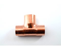 Soldeer T-stuk Verminderd 22x18x15mm
