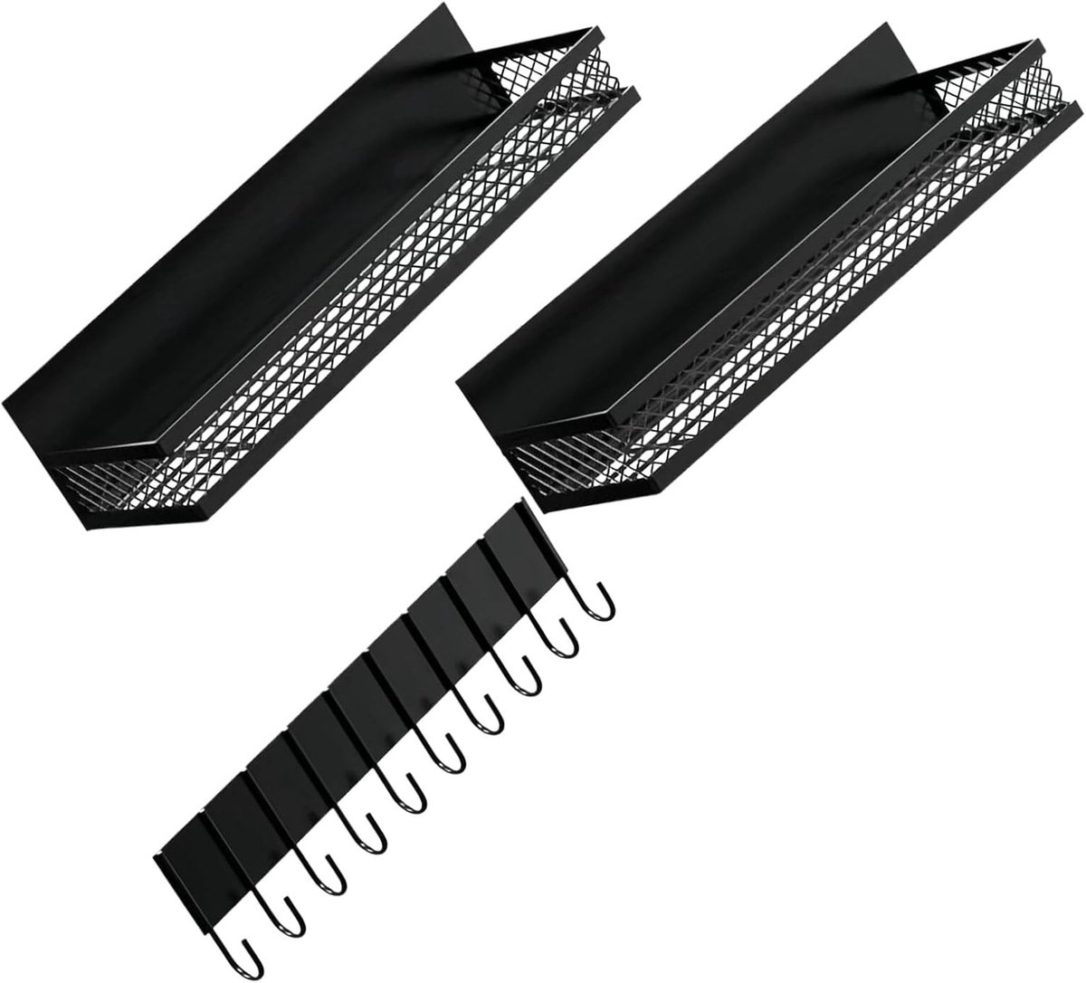 3 Stuks Delige Magnetische Wasmachine Organizer met Zware Metalen Manden Handdoekhaken Universele Wasruimte Opbergrek zonder Boren voor Wasmachines Keukens Koelkasten