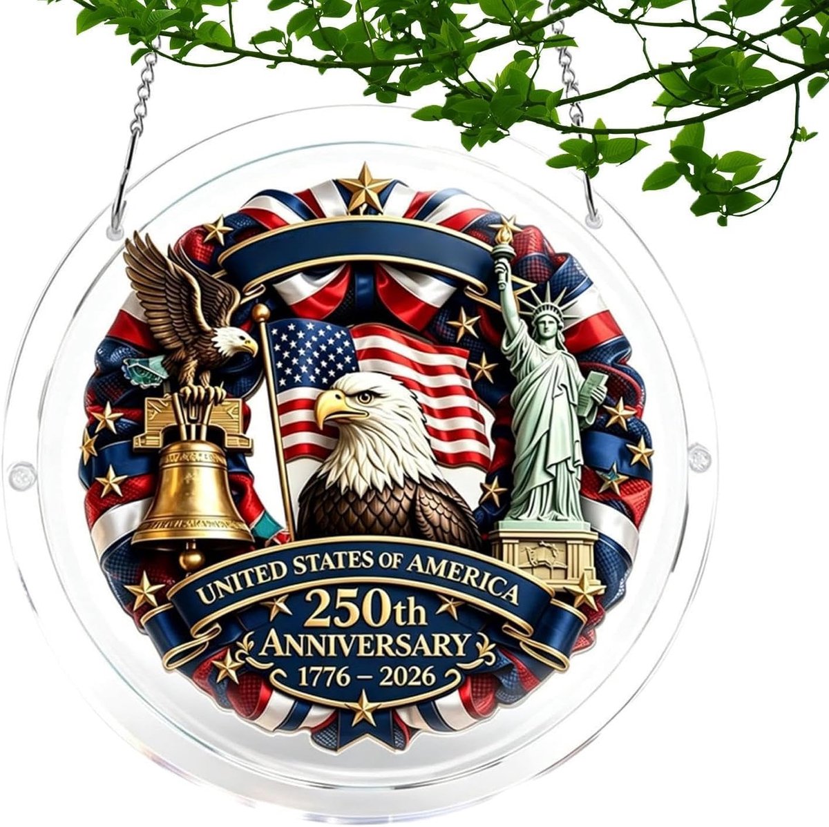 Decoraties voor de 4 juli puzzel 250e Amerikaanse vlag en adelaar
