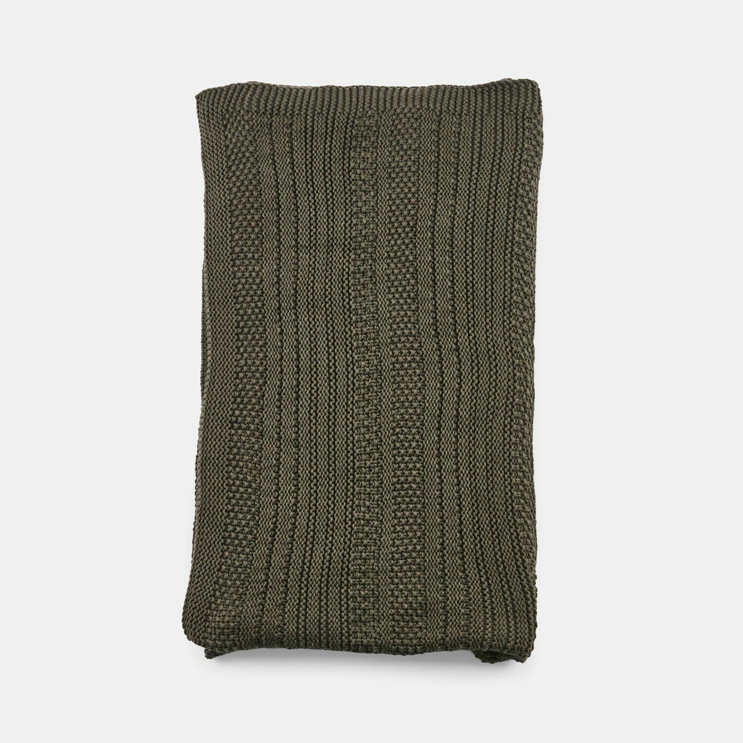 Loberon Plaid Cozien groen