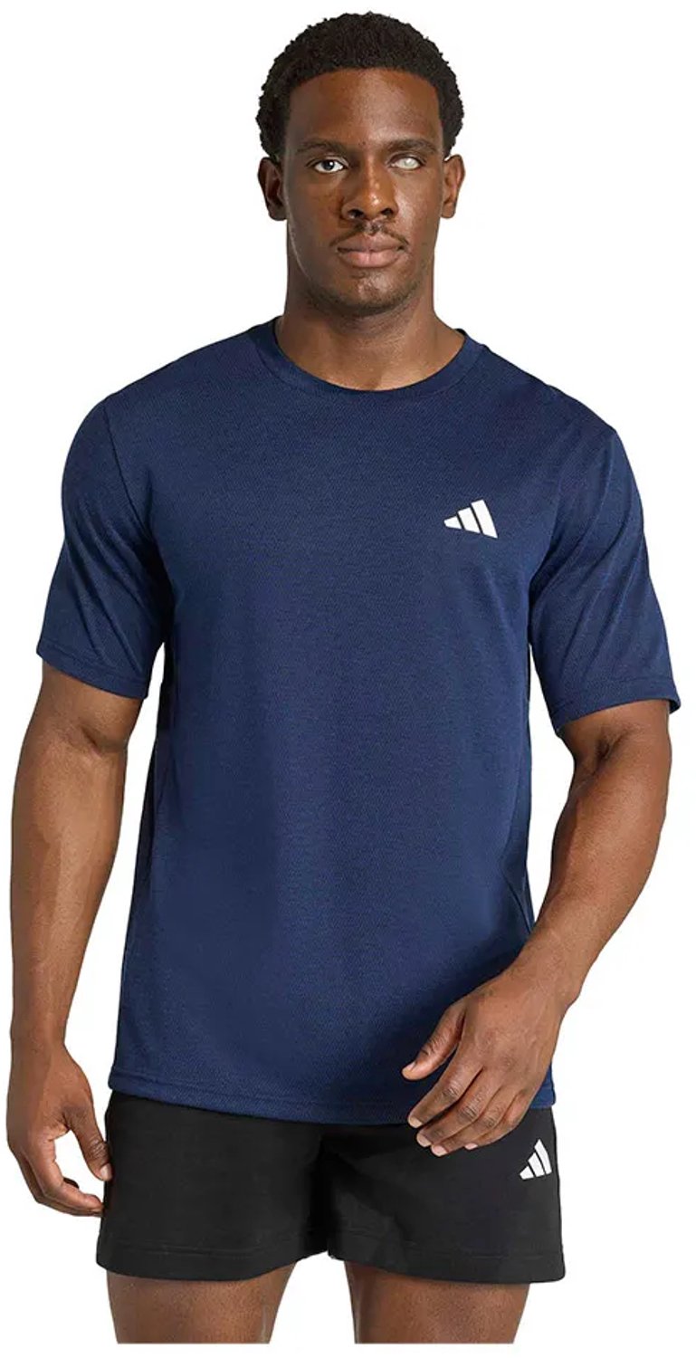 Adidas Workout Essentials Feelready Novelty T-shirt Met Korte Mouwen Regular Man Blauw