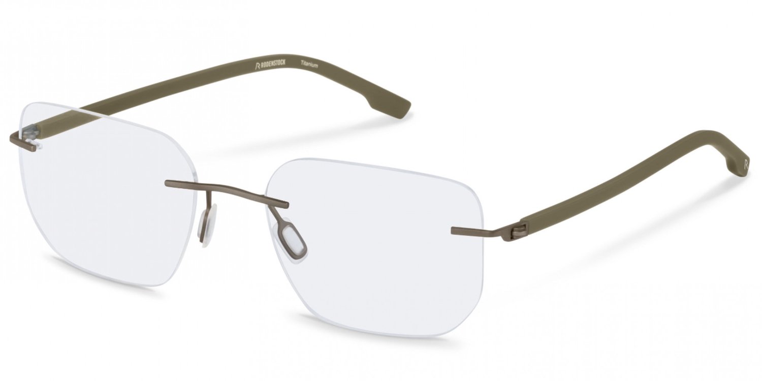 Rodenstock R7175 Light brown/olive 54/19/145 MAN Brilmonturen