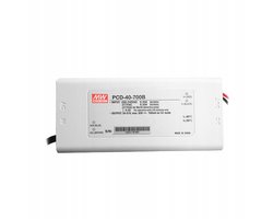 Mean Well PCD-40-700B LED-driver Constante stroomsterkte 40 W 0.7 A 34 - 57 V/DC Dimbaar, PFC-schakeling, Overbelasting