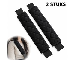 Gordelhoezen - 2 stuks schouderhoezen - 27cm - Gordelkussen - Gordelbeschermer - Auto gordel Beschermer - Universele Autogordel Cover
