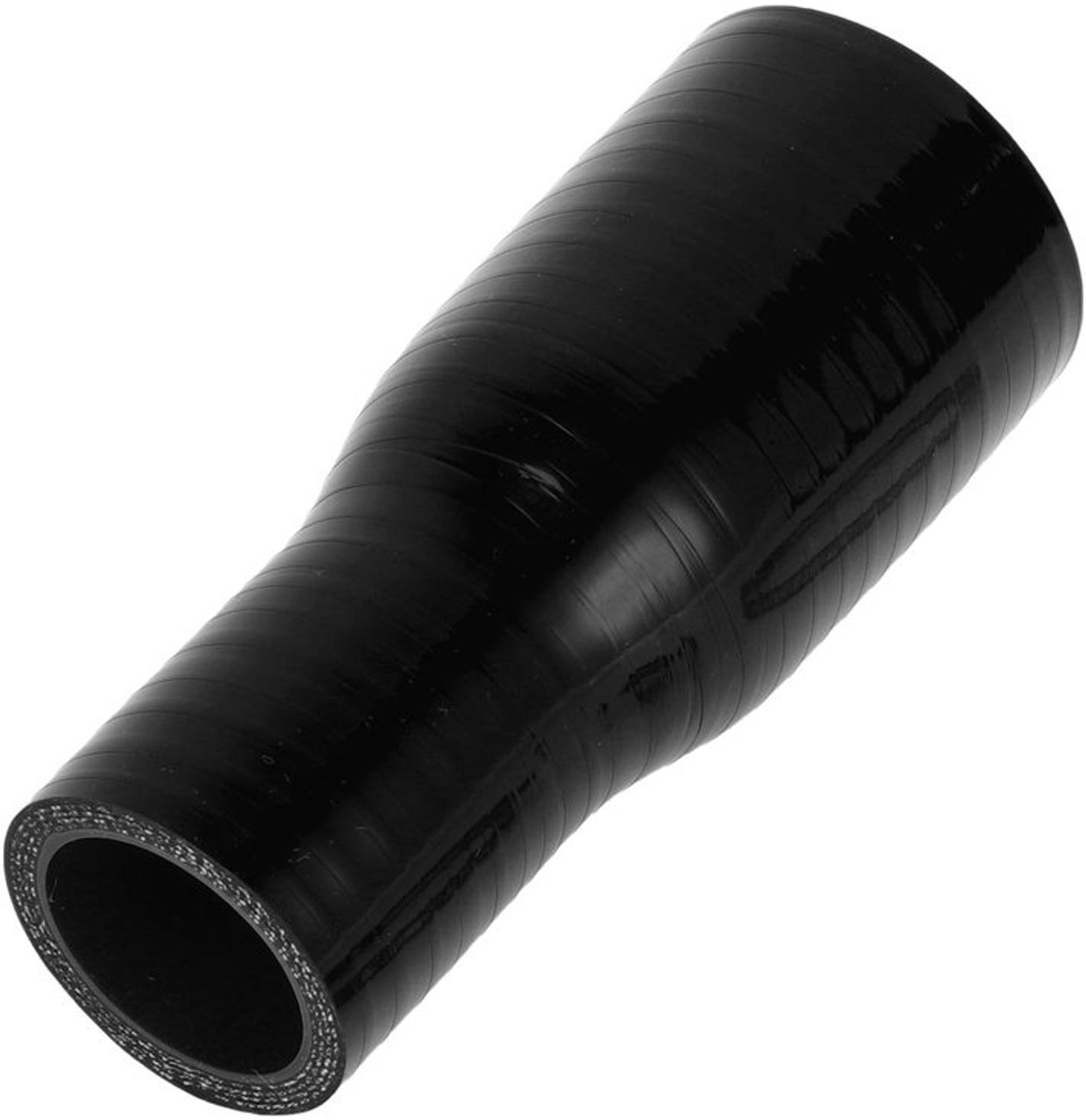 Silicone Slang 5mm Dikte - 4-Laags - Binnendiameter 32mm/45mm - Lengte 127mm - Zwart - Bestand tegen hoge temperaturen - Koelslang