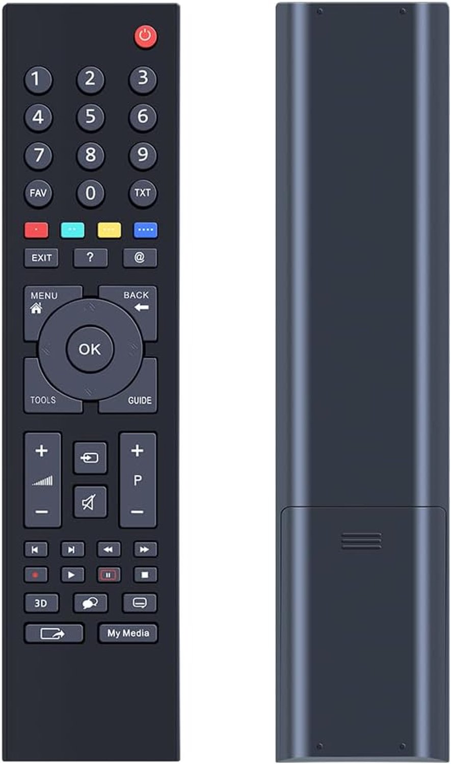 Afstandsbediening geschikt voor Grundig 4K OLED TV - Infrarood-3.0 - Geen programmering nodig - Direct gebruik - ServiceTopper
