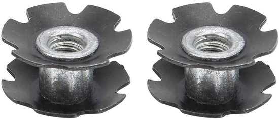 Fiets Headset Ster Moer - Aluminium 23.6mm - Lichtgewicht en Duurzaam - Voor Mountainbike en Racefiets - Betrouwbare Vork Moer — afbeelding 2