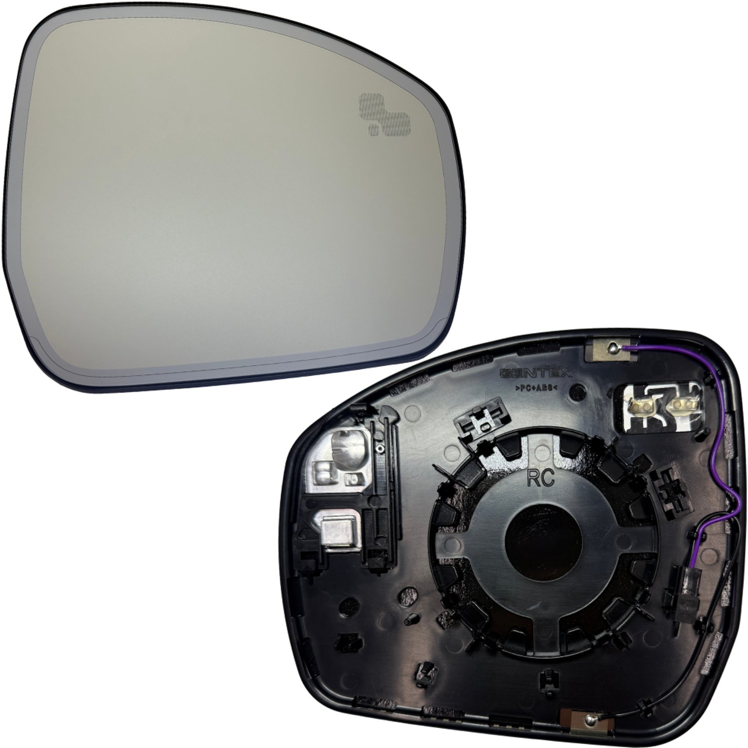 BILMAX Rechter Buitenspiegelglas Vervanging voor Land Rover Range Rover Vogue (L405), Range Rover Sport (L494) 2013–2022, Verwarmd, Automatisch Dimmend, met BSM (Passagierszijde)