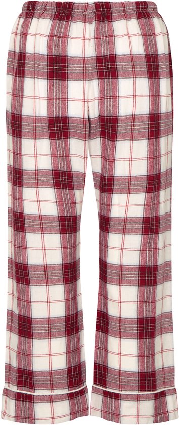 Hunkemöller Petite pyjamabroek Flanel Wit