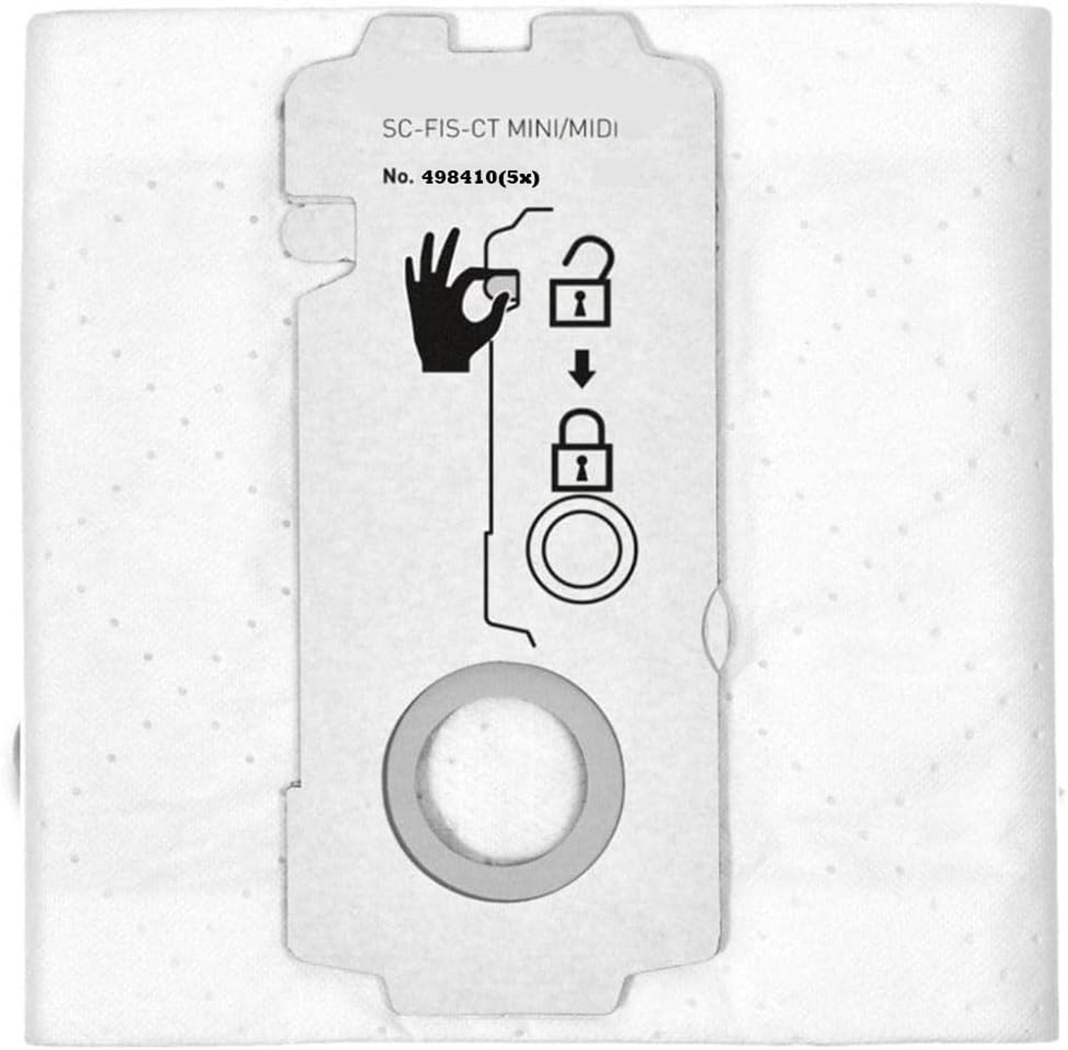 5 stuks - filterzakken - geschikt voor Festool CT Mini/CT Midi/CT Midi I/CTC Mini/Midi/CT 15 stofzuigers (modellen geproduceerd vanaf 2019).