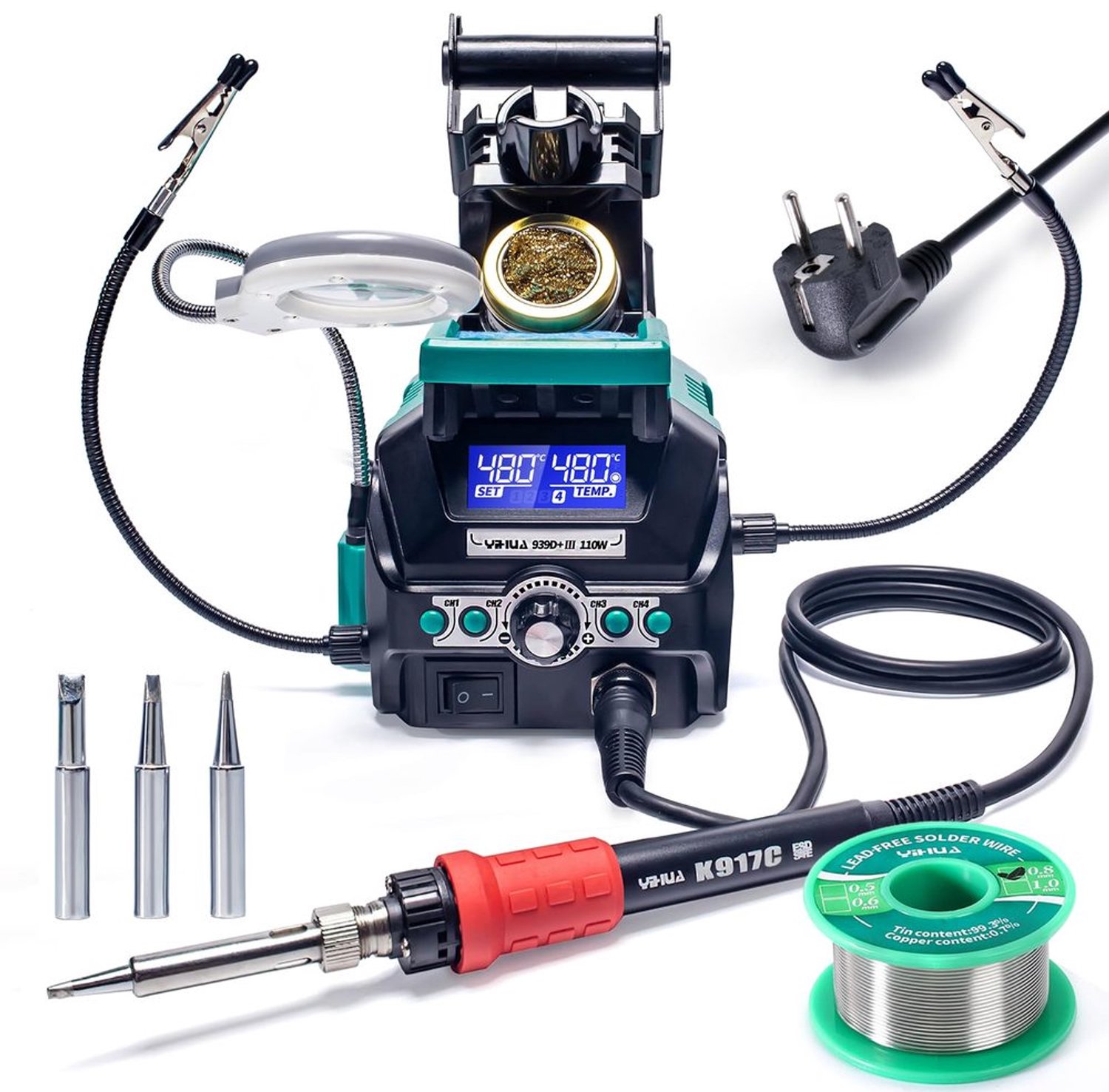 Professionele Soldering Station 110W met Digitale Temperatuurregeling