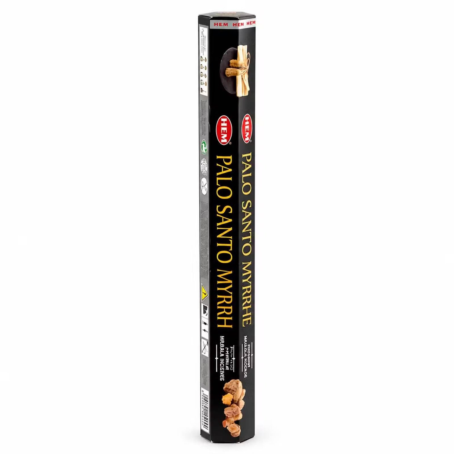 BERK HEM Hexagonale Wierook – Palo Santo Masala – Mirre Zwart