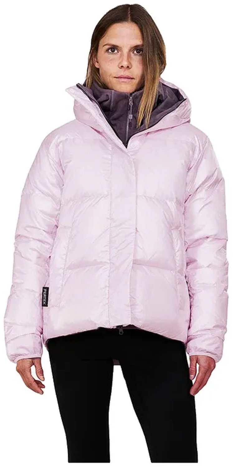 The Mountain Studio Pertex Reversible Tecno Donzen Jas Vrouw Lilac Snow / Ephemera