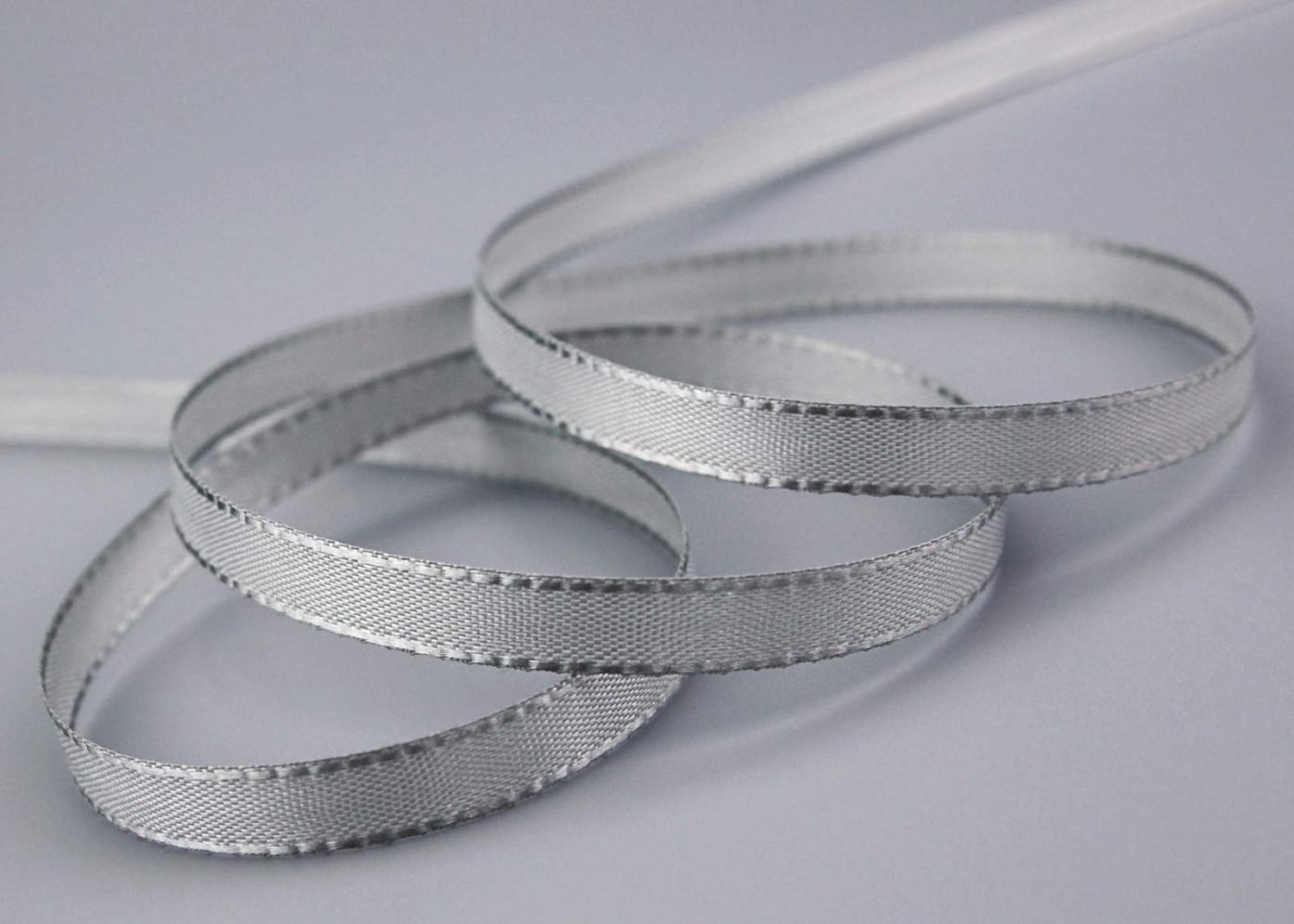 Taftlint - 50 m x 8 mm - Lichtgrijs