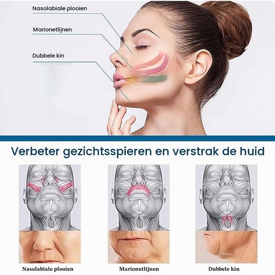 Jawline Trainer - Wit - - Kaakoefenaar van Voedselveilige Siliconen - Voor Mannen en Vrouwen — afbeelding 3