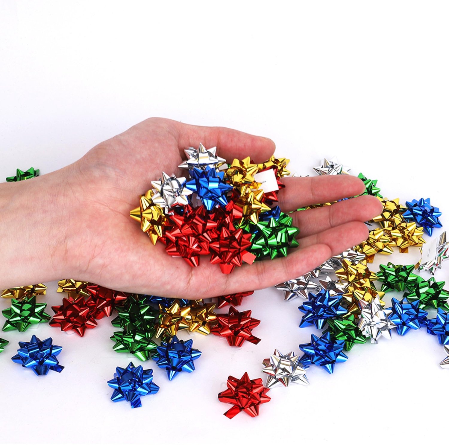 Mini-strikken 100 stuks 2 5 cm Zelfklevend Zilver