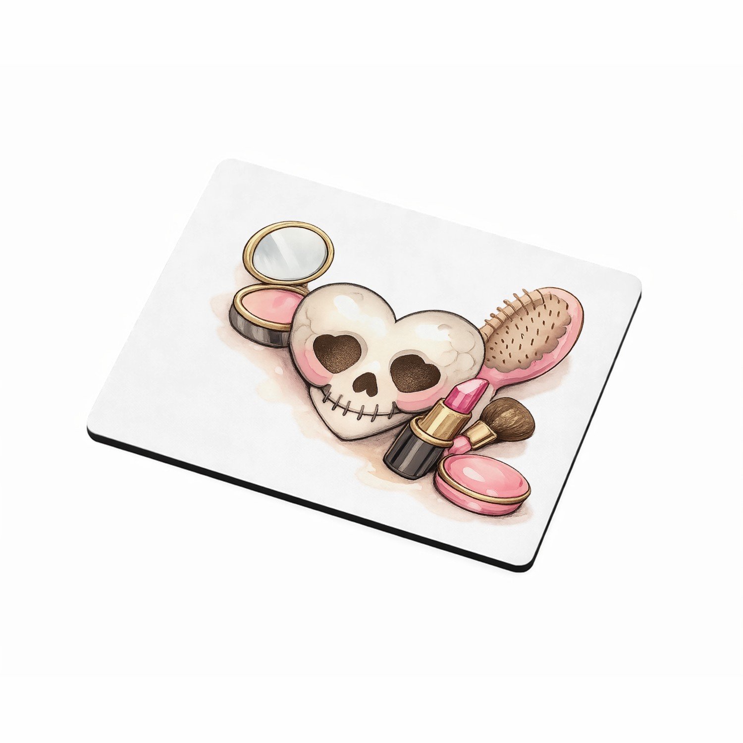 Mr Cadeautjes MDF magnetische fotolijst 9 x 7 - design Beauty-items in een retro salonsetting met een ondeugende tw | cadeau Wit