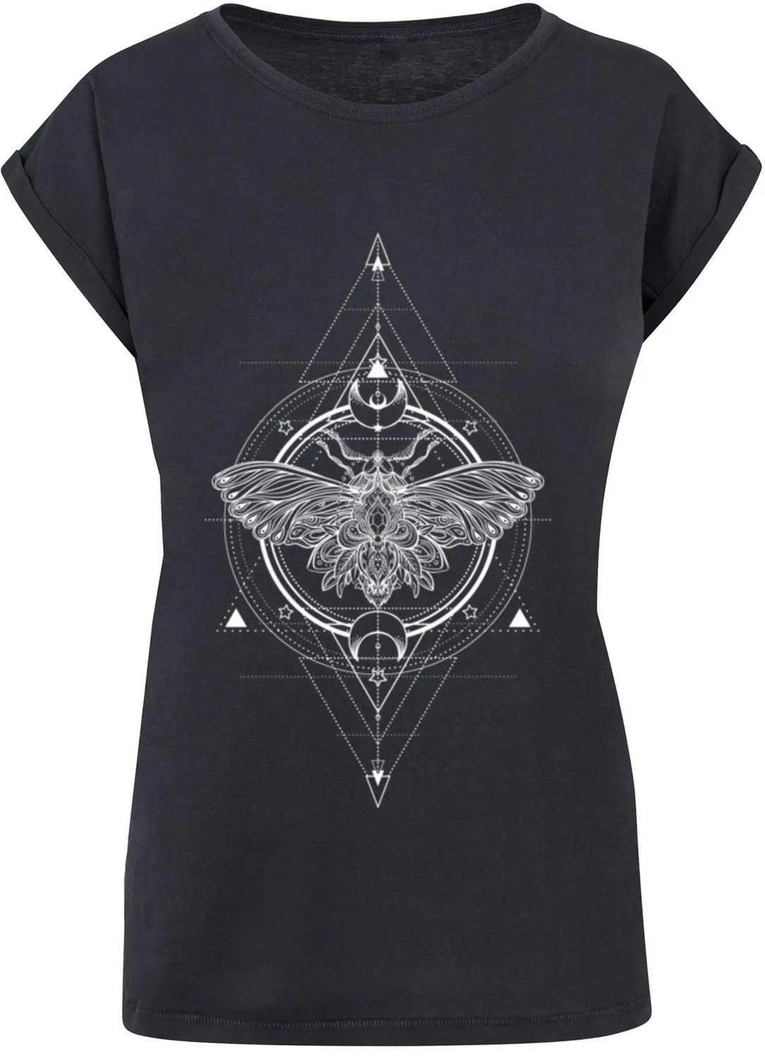 T-shirt dames Mister Tee Moth Extended Blauw
