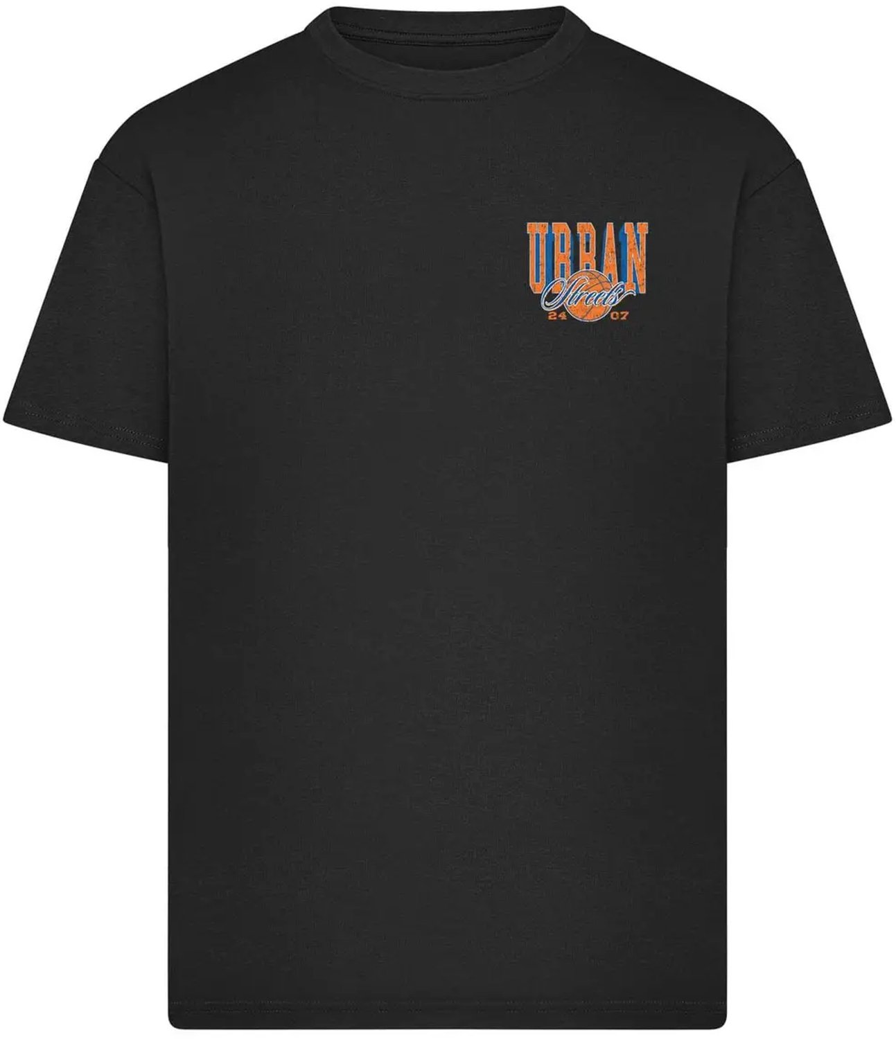 Oversized T-shirt Mister Tee Urban Streets Hoop Zwart