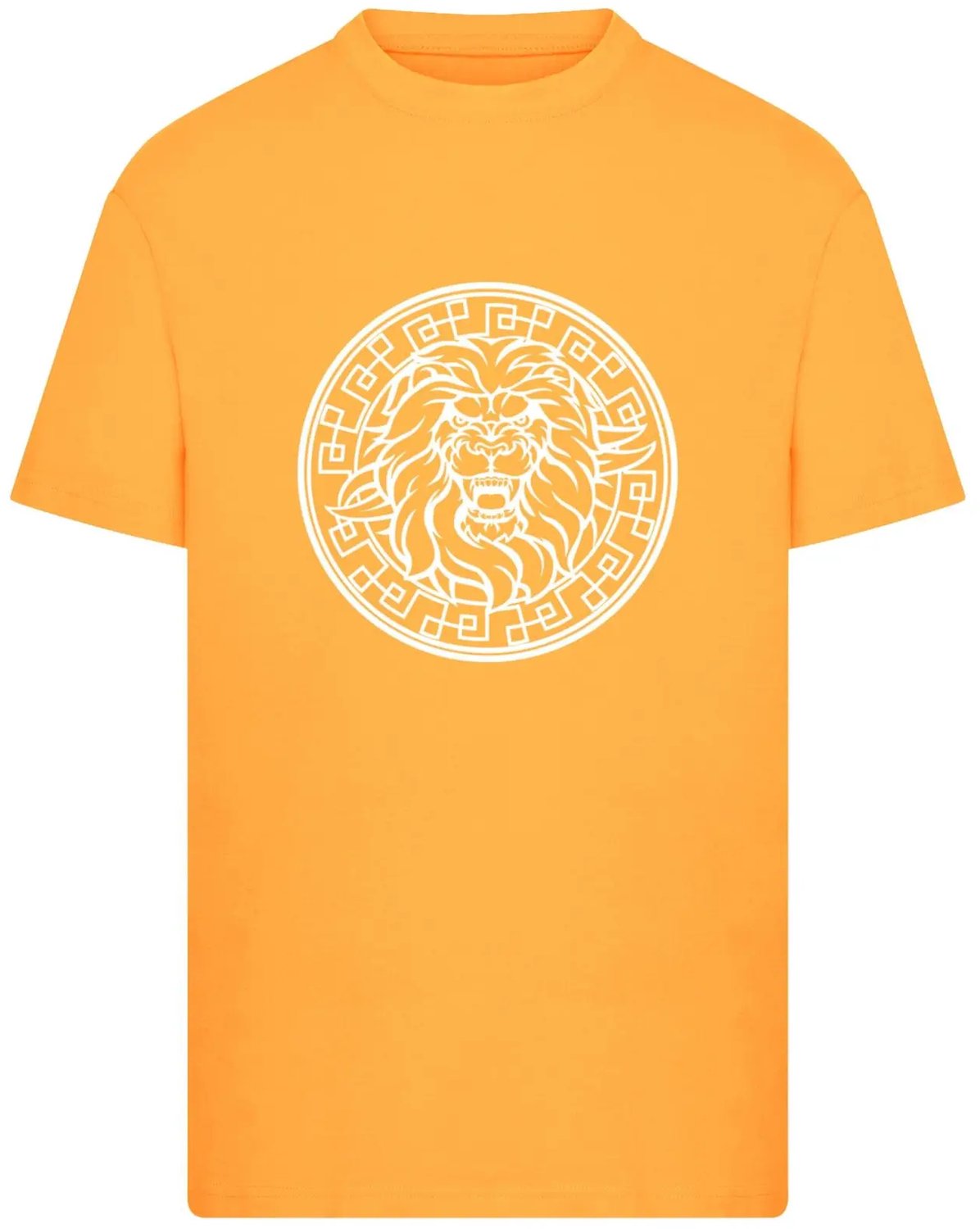 T-shirt dames Mister Tee Lion Face X Oranje